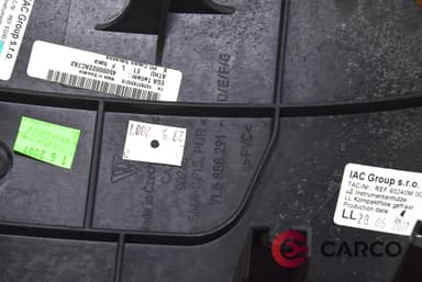 Конзола над километраж 7L5 858 291 за PORSCHE CAYENNE (9PA, 955) S 4.8 (2002 - 2010)