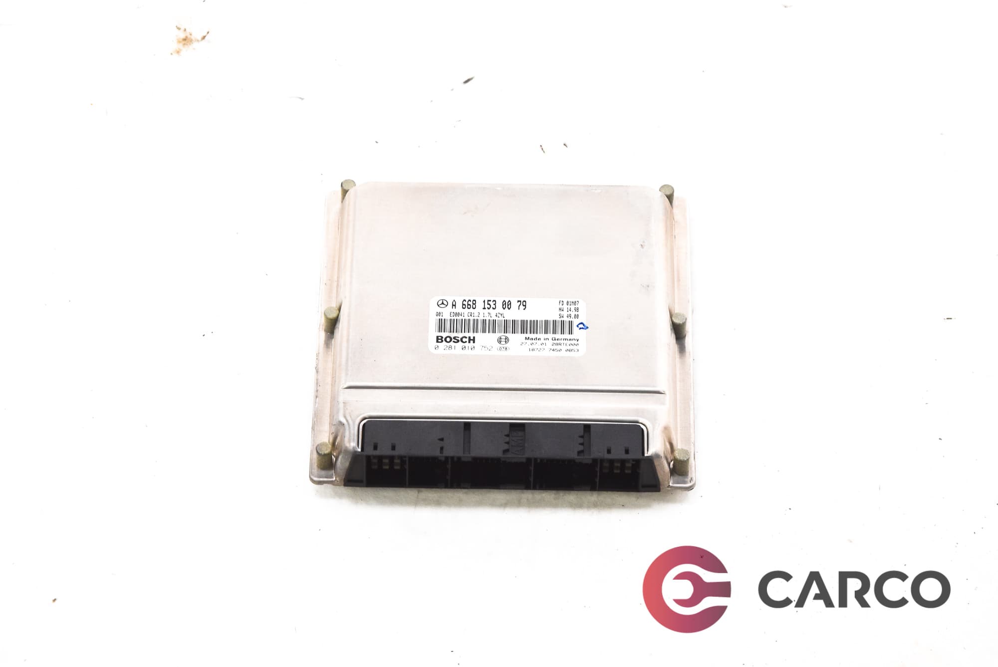 Компютър двигател А668 153 00 79 за MERCEDES-BENZ A-CLASS (W168) A 170 CDI (168.009, 168.109) (1997 - 2004)