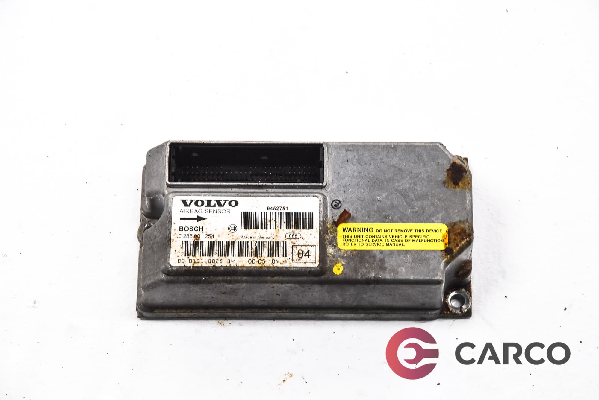 AIRBAG сензор 0285001254 за VOLVO S80 I седан (TS, XY) 2.8 T6 (1998 - 2006)