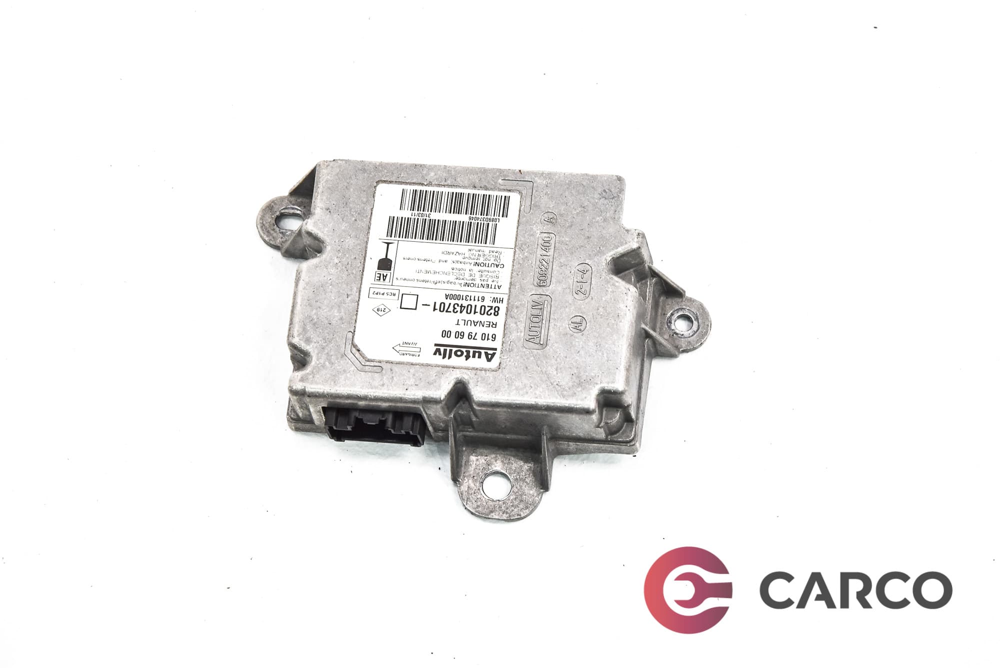 AIRBAG модул 610796000 за RENAULT EURO CLIO III (BR0/1, CR0/1) 1.5 dCi (2005)