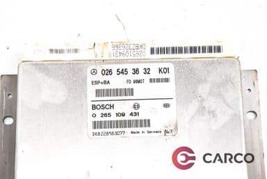 Компютър двигател 0265109431 за MERCEDES-BENZ A-CLASS (W168) A 160 (168.033, 168.133) (1997 - 2004)