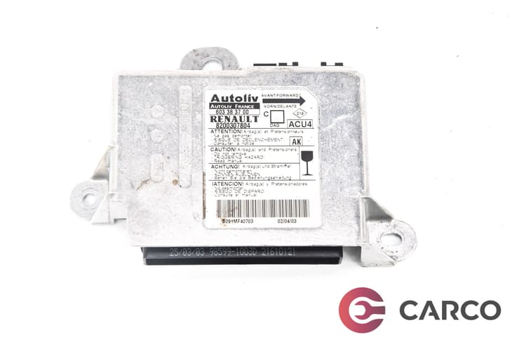 AIRBAG сензор 8200307804 за RENAULT MEGANE II (BM0/1_, CM0/1_) 1.5 dCi (BM0F, CM0F) (2002 - 2011)