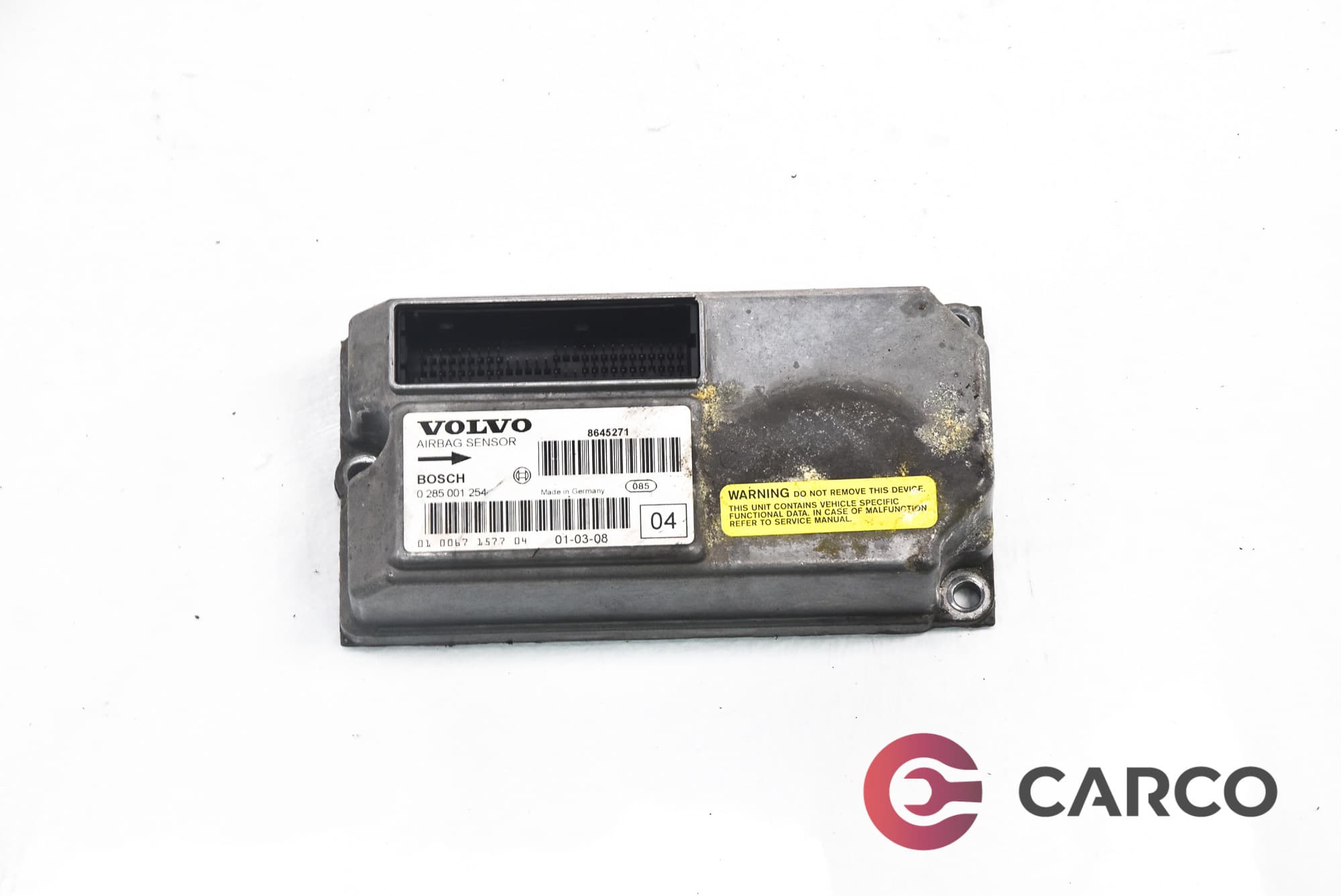 Модул AIRBAG 0285001254 за VOLVO S60 I седан 2.4 (2000 - 2010)