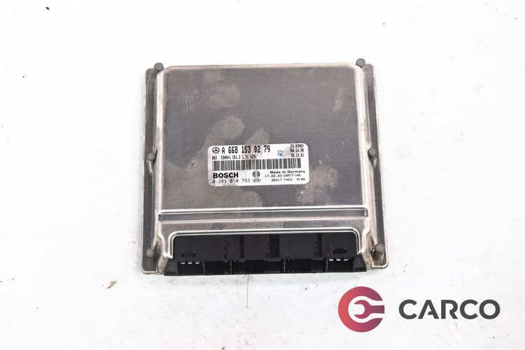 Компютър двигател 668 153 02 79 за MERCEDES-BENZ A-CLASS (W168) A 170 CDI (168.009, 168.109) (1997 - 2004)