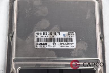 Компютър двигател 668 153 02 79 за MERCEDES-BENZ A-CLASS (W168) A 170 CDI (168.009, 168.109) (1997 - 2004)