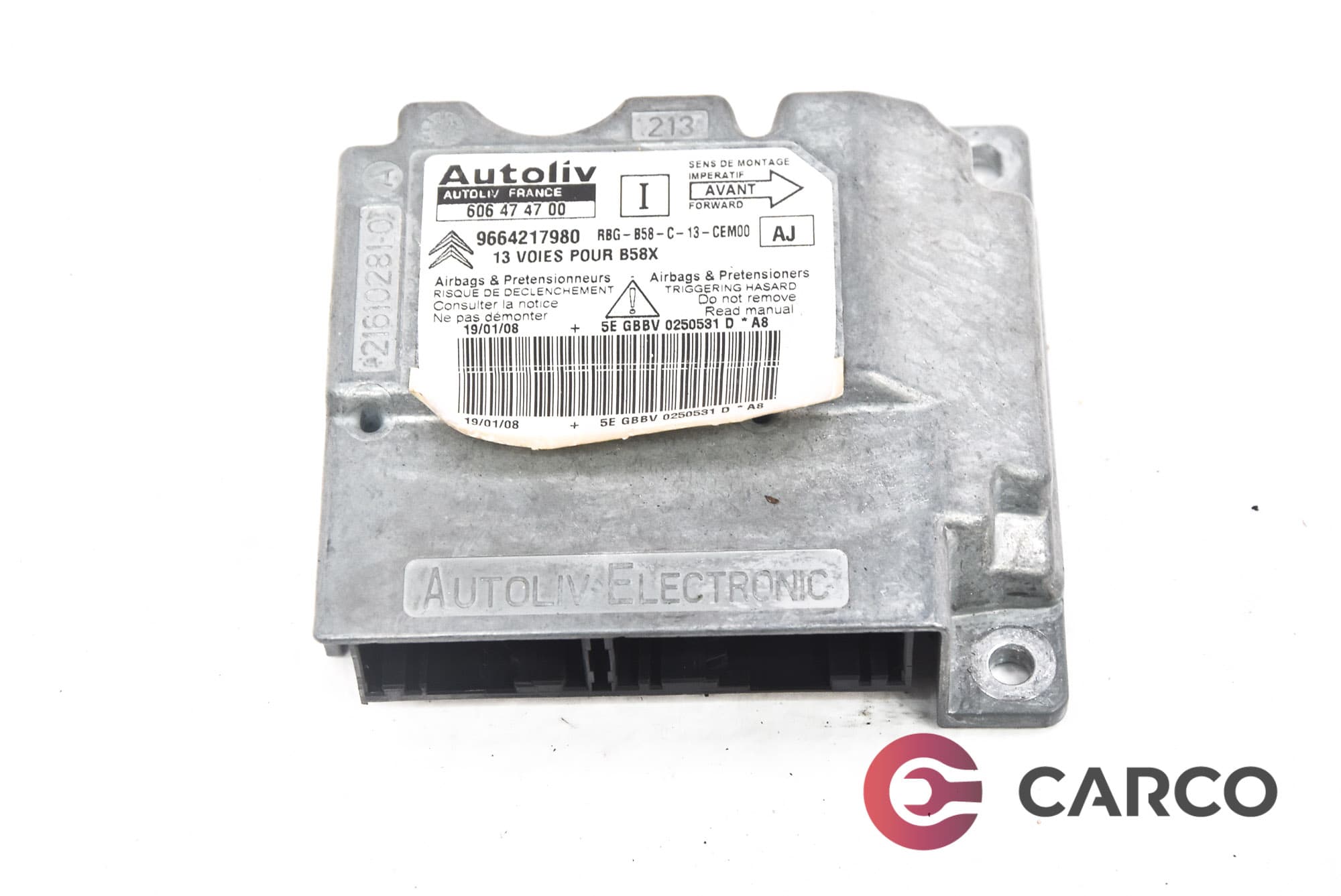 AIRBAG сензор 9664217980 за CITROEN C4 Grand Picasso I (UA_) 2.0 HDi 138 (2006)