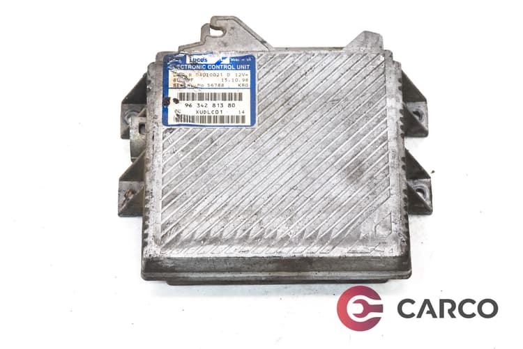 Компютър двигател 96 342 813 80 за PEUGEOT 806 (221) 2.1 td 12V (1994 - 2002)