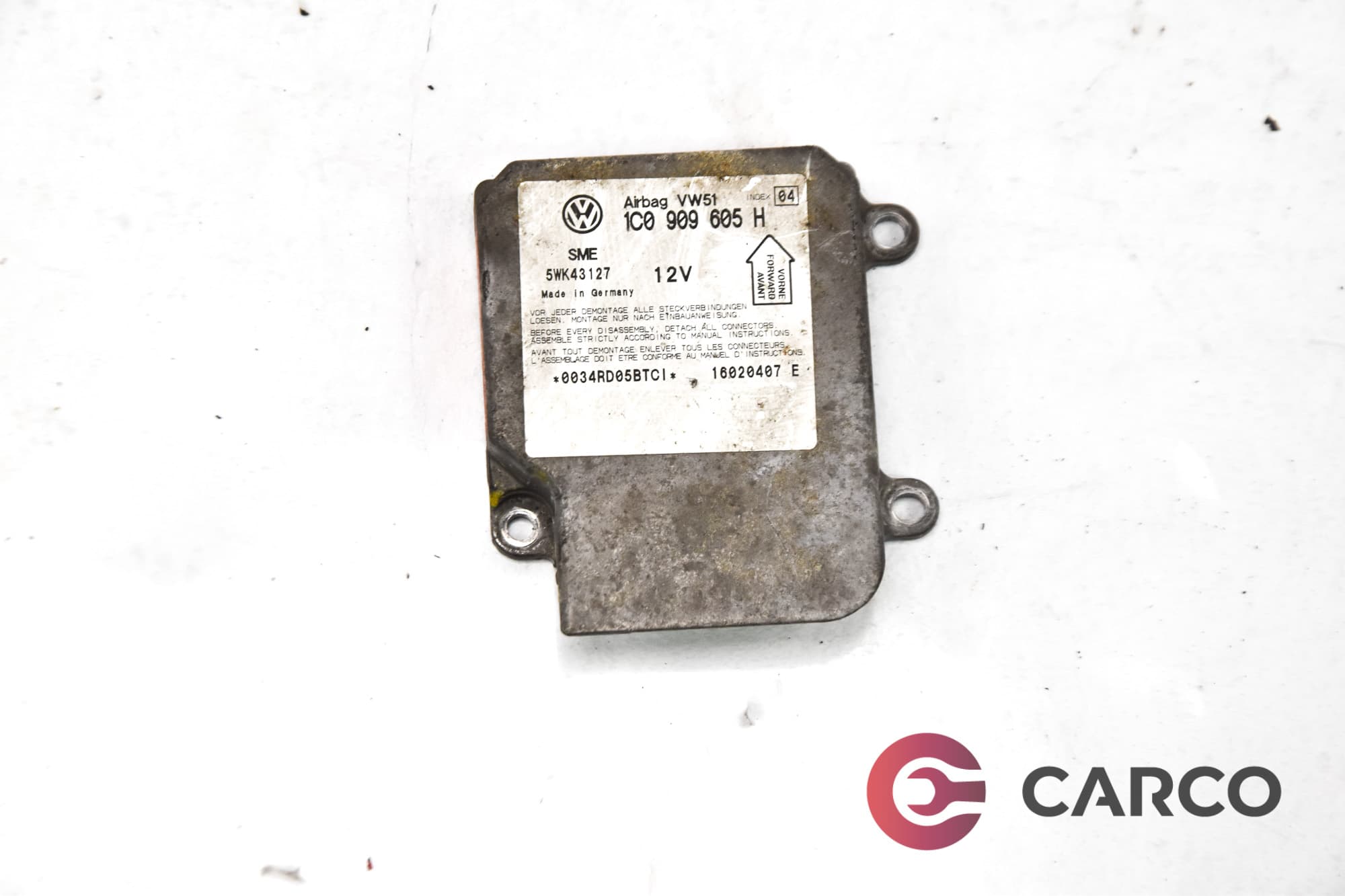 AIRBAG сензор 1C0 909 605 H за SKODA SUPERB седан (3U4) 1.9 TDI (2001 - 2008)