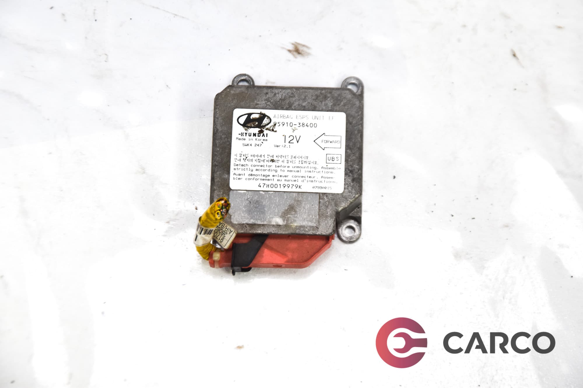 AIRBAG сензор 95910 38400 за HYUNDAI SONATA IV седан (EF) 2.0 16V (1998 - 2005)