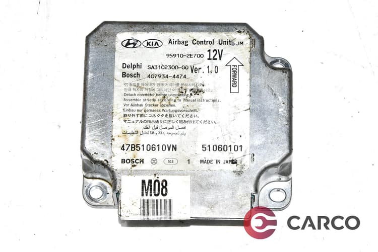 AIRBAG модул 95910-2Е700 за HYUNDAI TUCSON (JM) 2.0 CRDi на всичките колела (2004 - 2010)