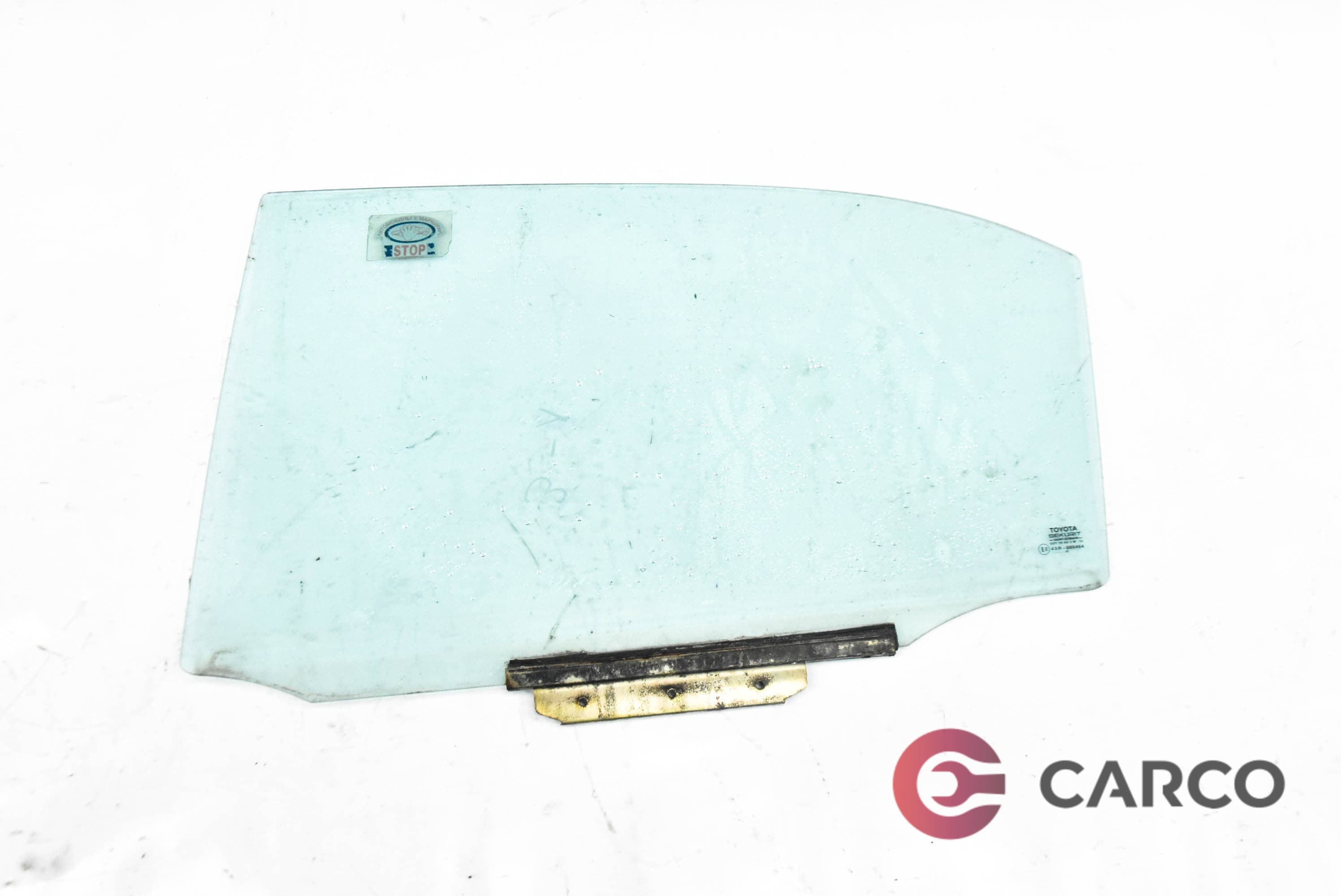 Стъкло врата задно ляво за TOYOTA COROLLA седан (_E12) 1.4L 16V (2001 - 2006)