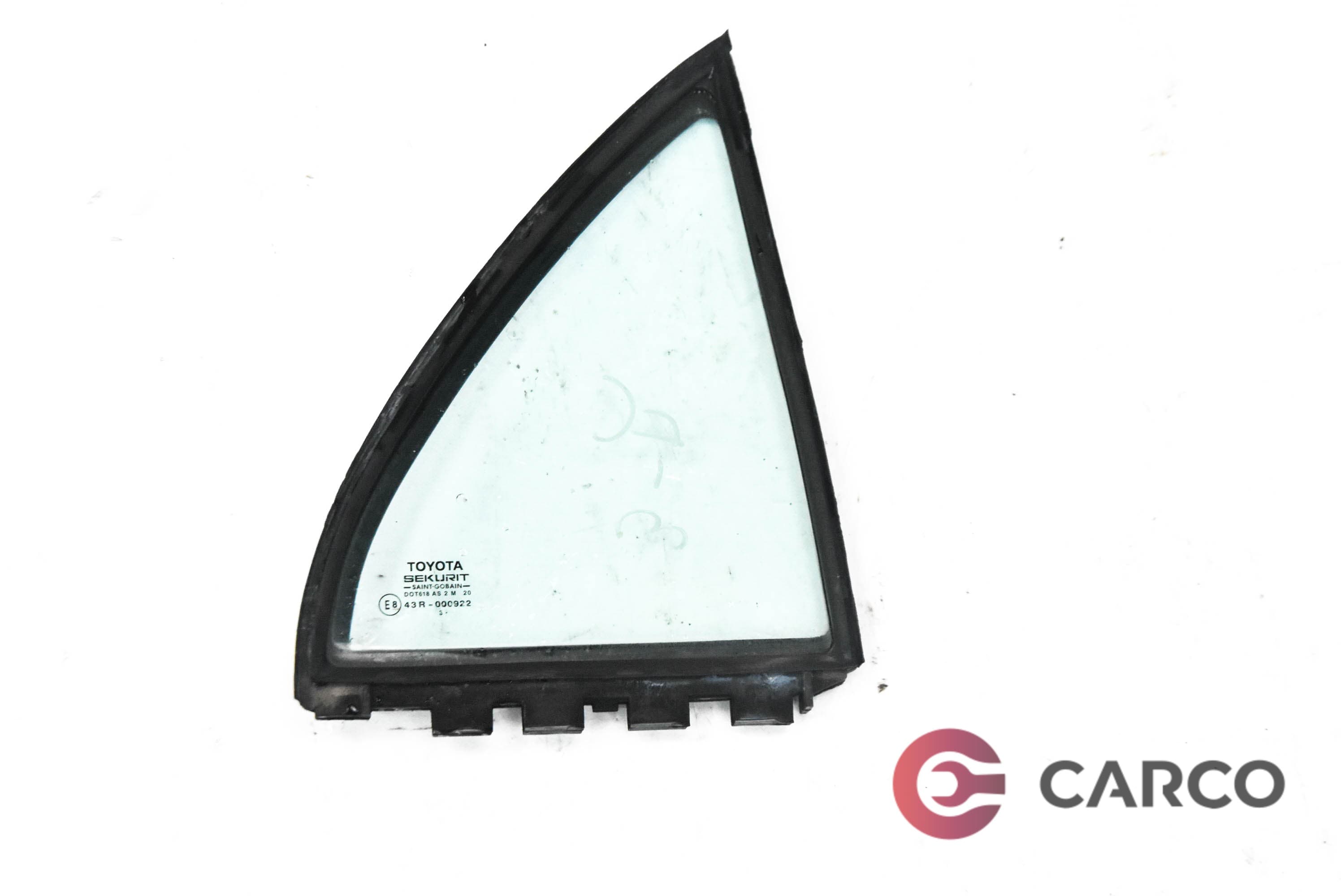 Стъкло фикс дясно за TOYOTA COROLLA седан (_E12) 1.4L 16V (2001 - 2006)
