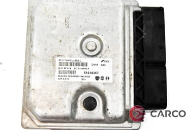 Компютър двигател 51918357 за PEUGEOT BIPPER (AA_) 1.3 HDi 75 (2008)