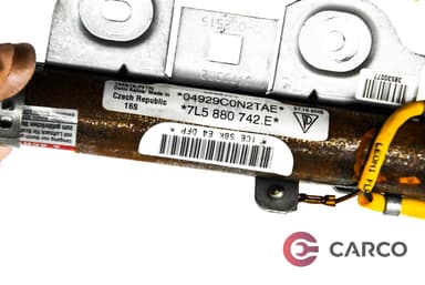 AIRBAG таван десен 7L5 880 742 за PORSCHE CAYENNE (9PA, 955) Turbo 4.5 (2002 - 2010)