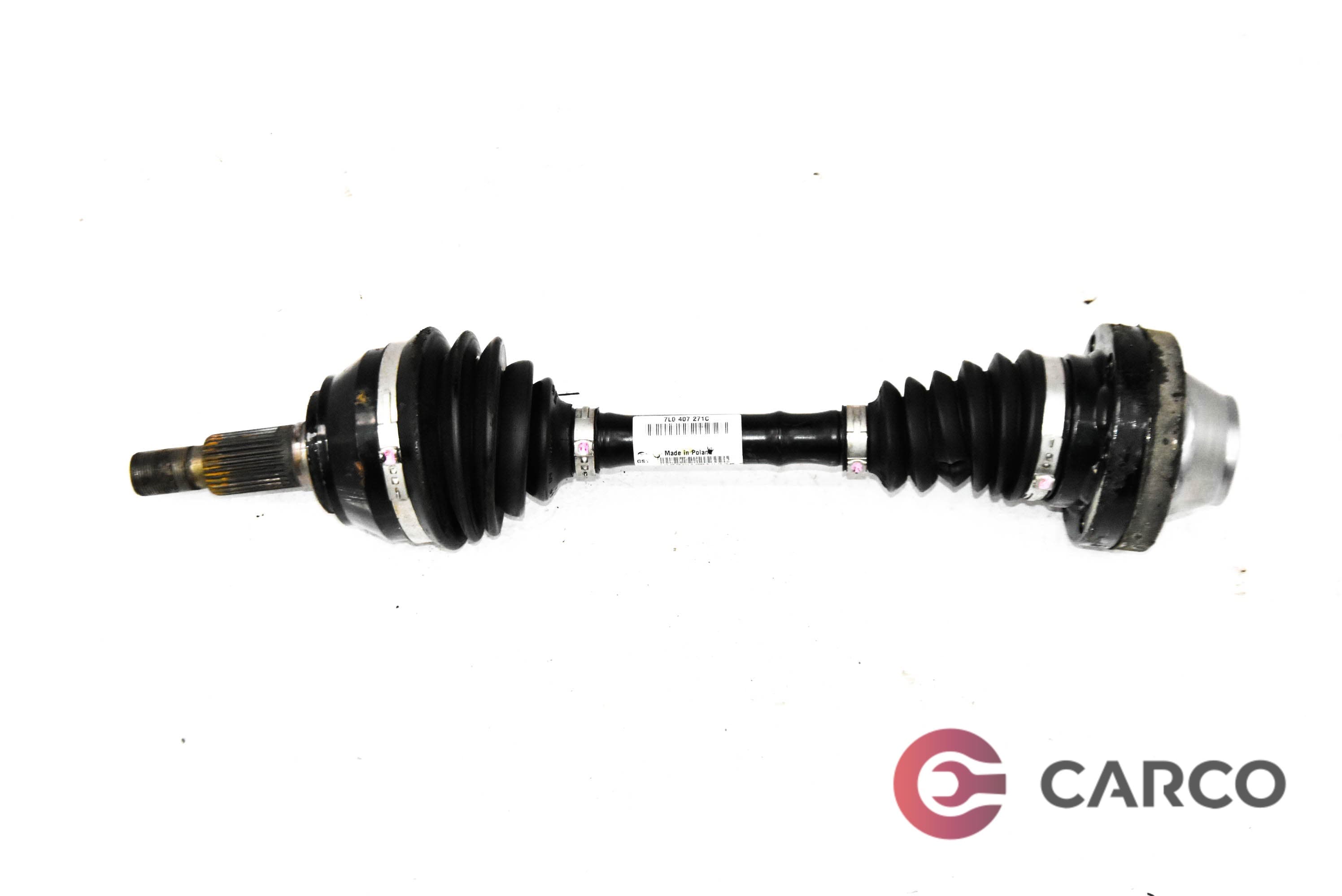 Полуоска предна дясна 7L0 407 271 за PORSCHE CAYENNE (9PA, 955) Turbo 4.5 (2002 - 2010)