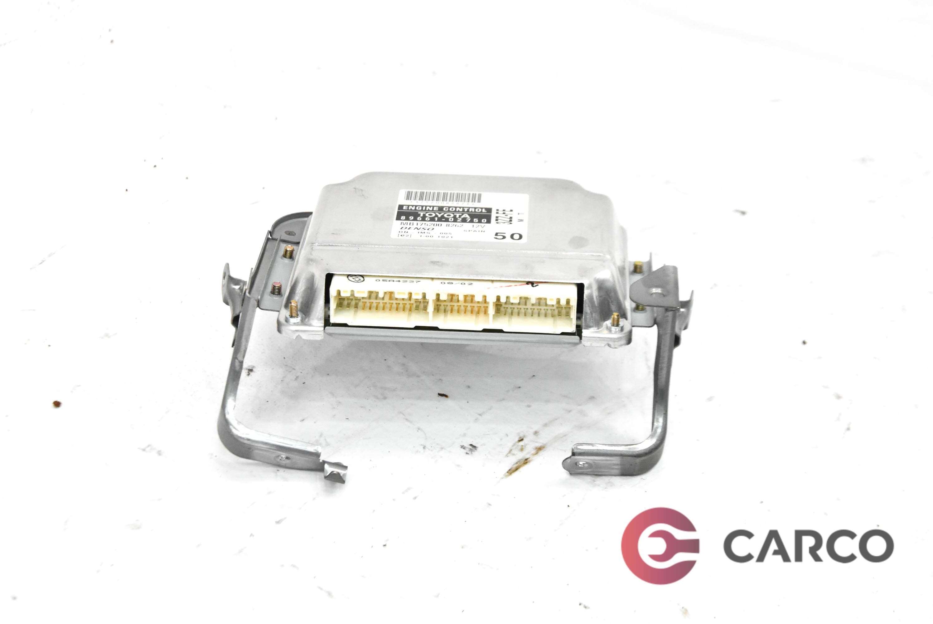 Компютър двигател 89661-02750 за TOYOTA COROLLA (CDE12_, ZZE12_, NDE12_, ZDE12_) 1.6 VVT-i (2001 - 2007)