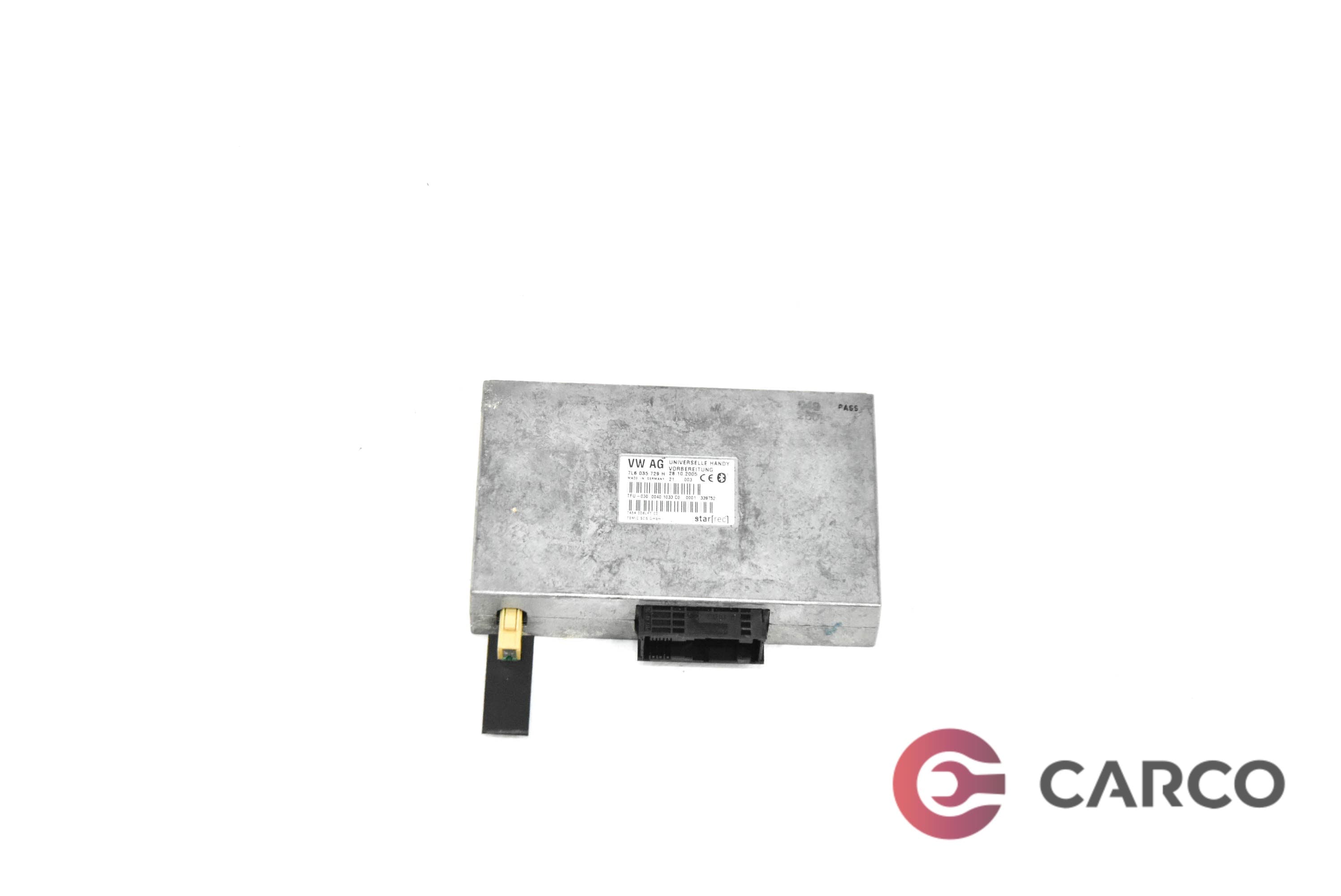 Модул Bluetooth 7L6035729 за VW TOUAREG (7LA, 7L6, 7L7) 3.0 V6 TDI (2002 - 2010)