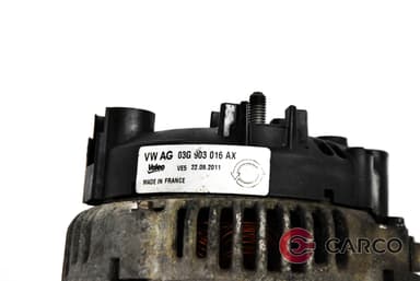 Алтернатор 03G 903 016 AX за AUDI A6 седан (4F2, C6) 2.0 TDI (2004 - 2011)