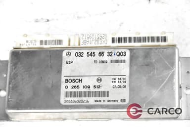 ESP Модул 0325456632 за MERCEDES-BENZ E-CLASS седан (W211) E 200 CDI (211.004) (2002 - 2009)