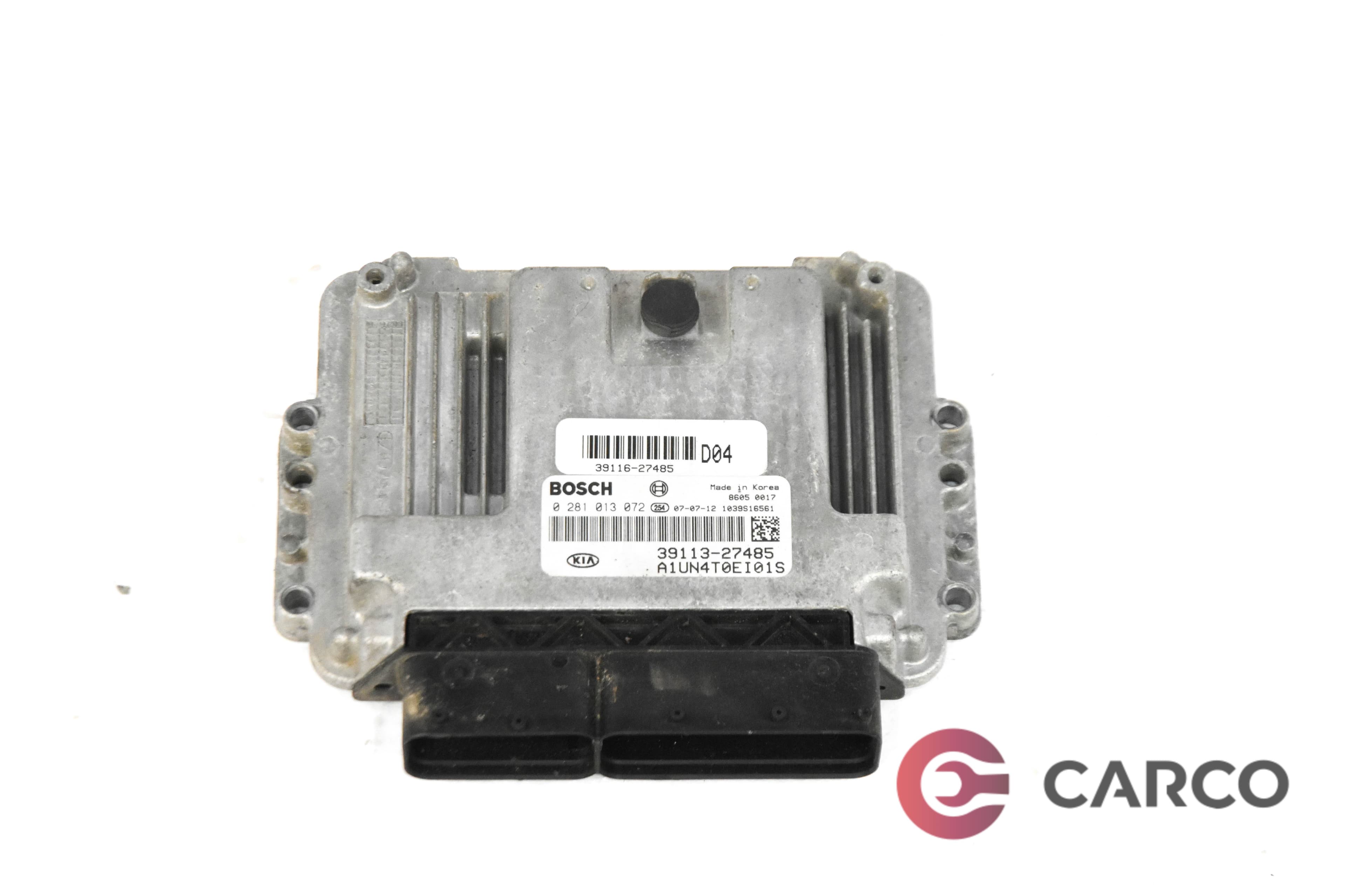 Компютър двигател 0281013072 за KIA CARENS III (UN) 2.0 CRDi 140 (2006)