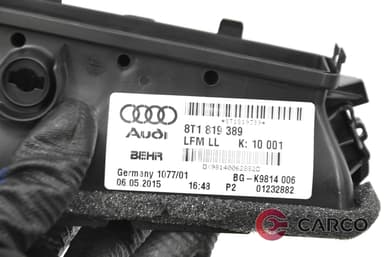 Въздуховод 8T1819389 за AUDI A4 Avant (8K5, B8) 2.0 TDI quattro (2007 - 2015)