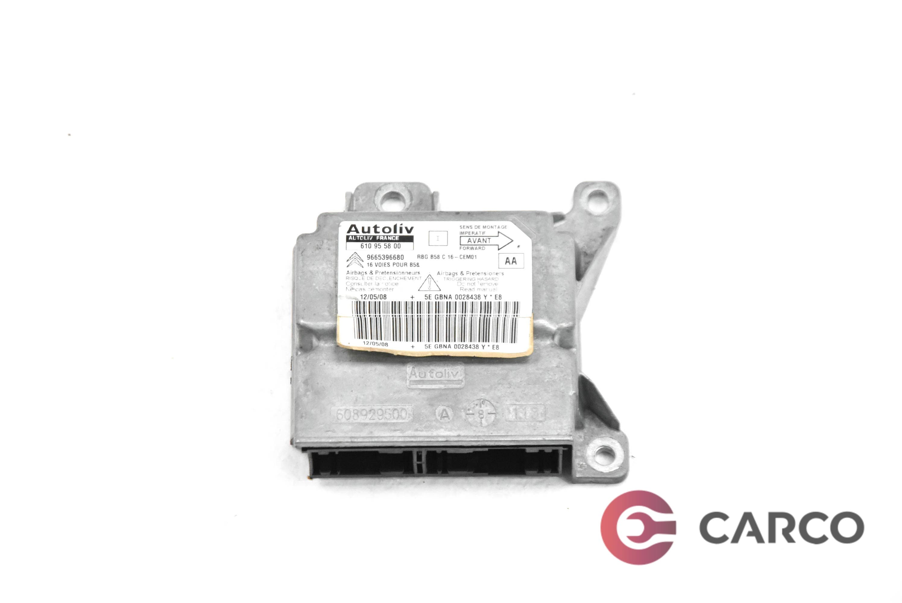 Модул AIRBAG 9665396680 за CITROEN C4 Grand Picasso I (UA_) 2.0 HDi 138 (2006)