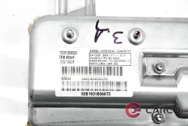 AIRBAG врата задна дясна за BMW 7 седан (E65, E66, E67) 735 i,Li (2001 - 2009)
