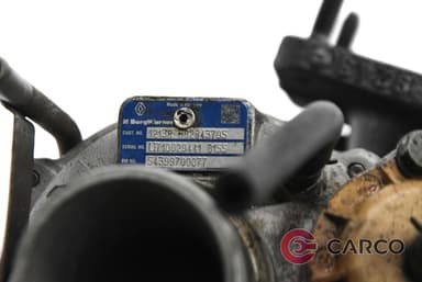 Турбо BorgWarner 1213R H82843795 за RENAULT MEGANE III купе (DZ0/1_) 1.4 TCe (DZ0F, DZ1V) (2008)