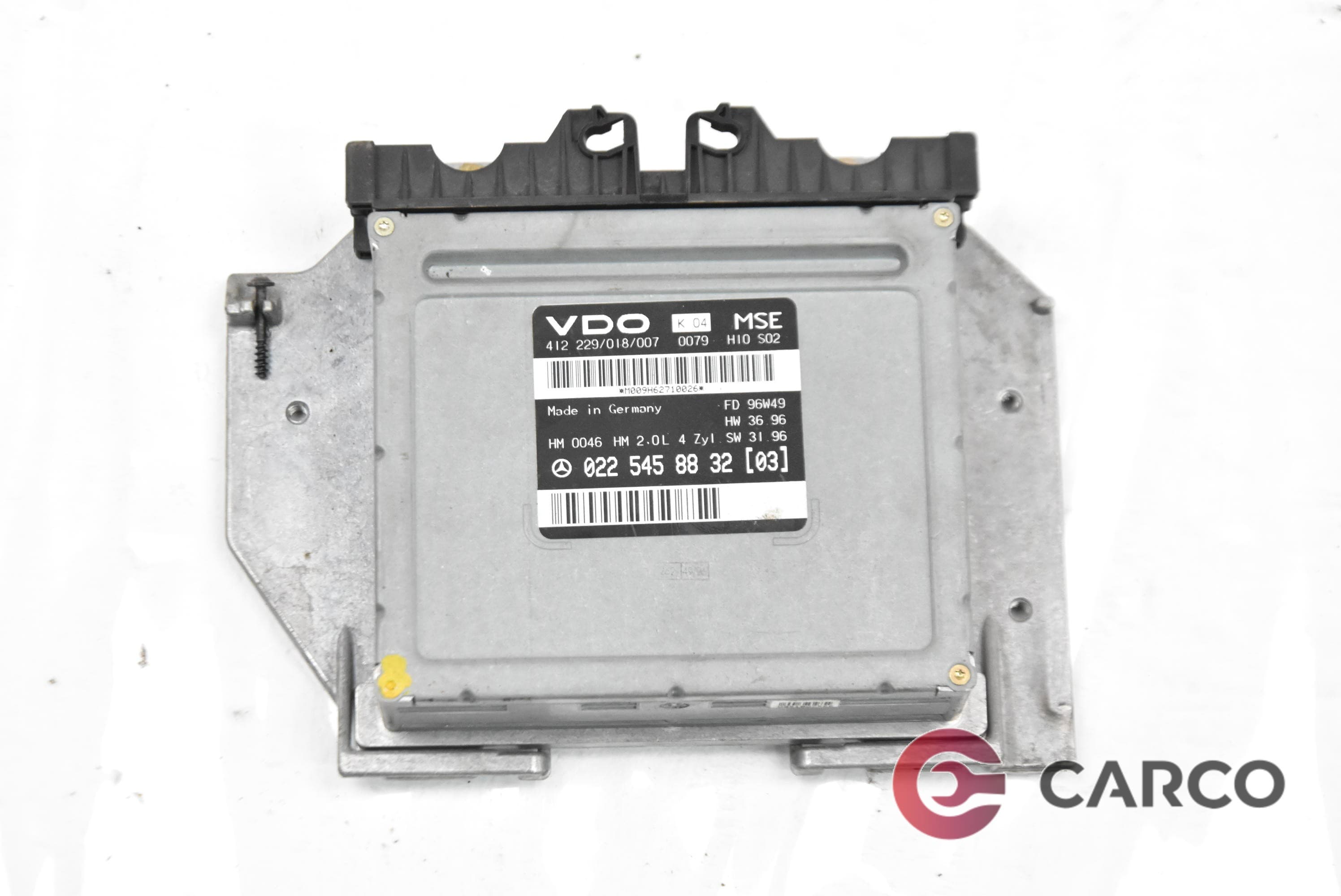 Компютър двигател 0225458832 за MERCEDES-BENZ E-CLASS седан (W210) E 200 (210.035) (1995 - 2003)