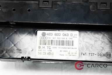 Управление климатроник за AUDI A8 седан (4E_) 4.2 TDI quattro (2002 - 2010)