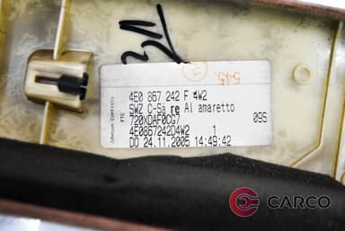 Лайсна Ц колонка дясна 4E0867242F за AUDI A8 седан (4E_) 4.2 TDI quattro (2002 - 2010)