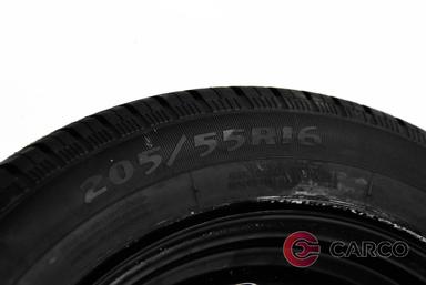 Резервна гума с джанта 16 цола Goodyear 205/55 R16 7Jx16H2 DOT4100 за VW PASSAT седан (3B5.5) 2.0i (1996 - 2001)