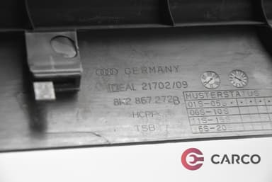 Интериорна лайсна 8K2867272 за AUDI A4 седан (8K2, B8) 2.0 TDI (2007 - 2015)