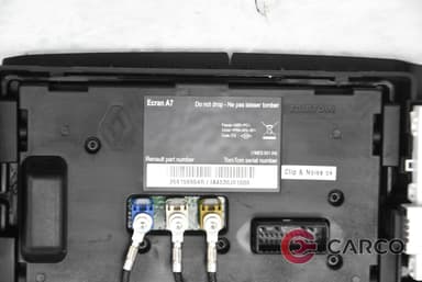 Диспплей навигация 259156554R за RENAULT MEGANE III Grandtour (KZ0/1) 1.9 dCi (KZ0J, KZ0N, KZ1S) (2008)