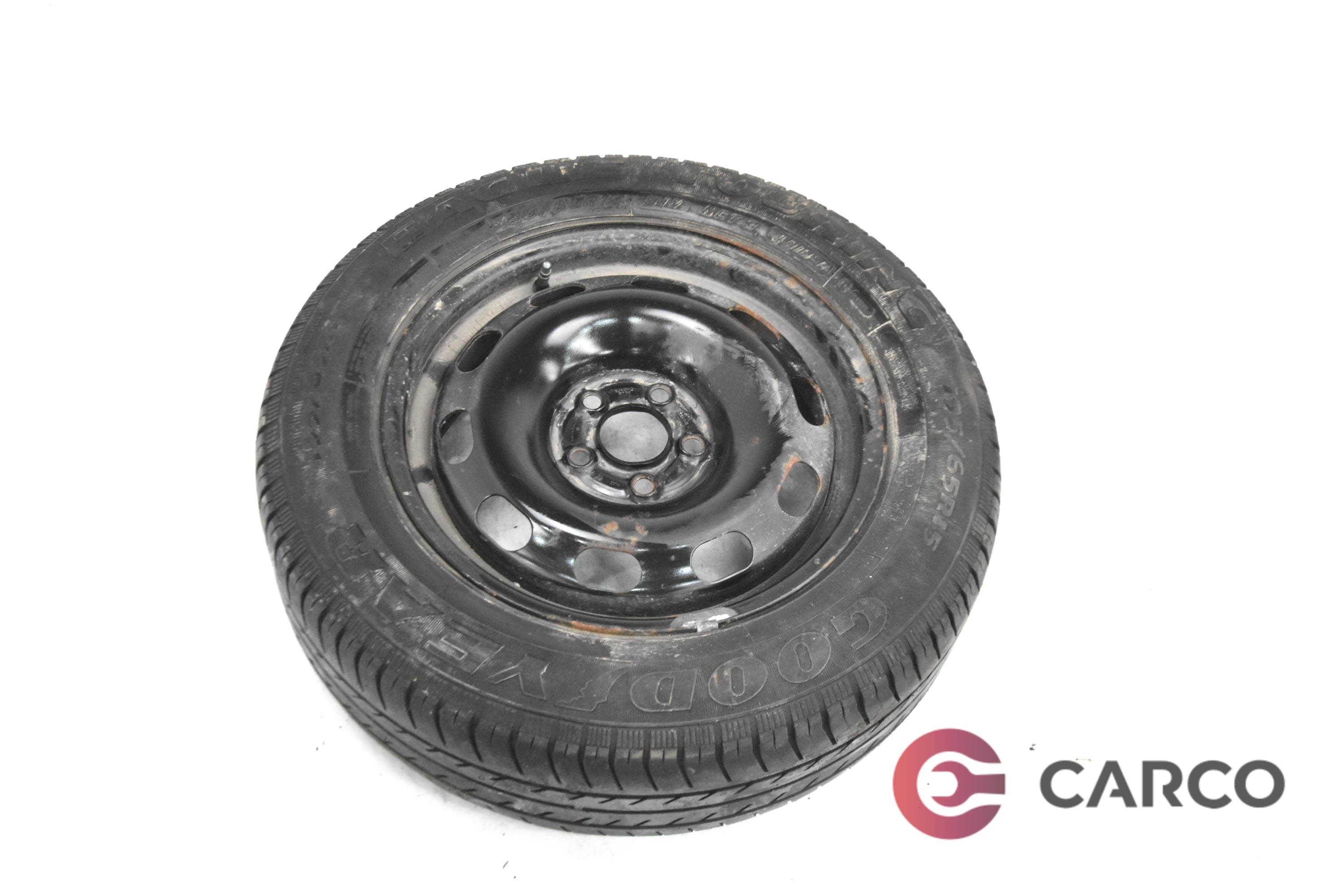Резервна гума с джанта 16 цола Goodyear 195/65R15 DOT 5000 6JX15H2 ET38 за SKODA OCTAVIA Combi (1U5) 1.9 TDI (1998 - 2010)