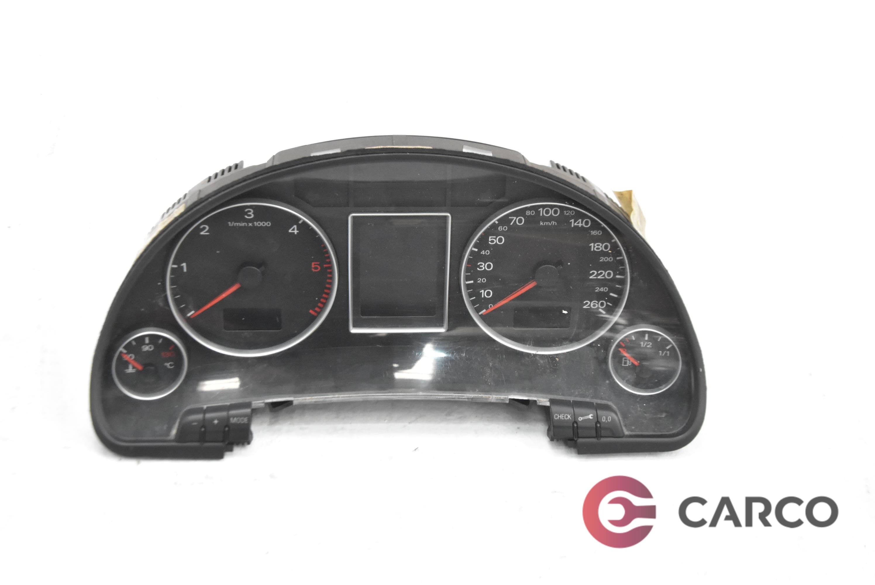 Километраж за AUDI A4 седан (8EC, B7) 2.5 TDI (2004 - 2008)