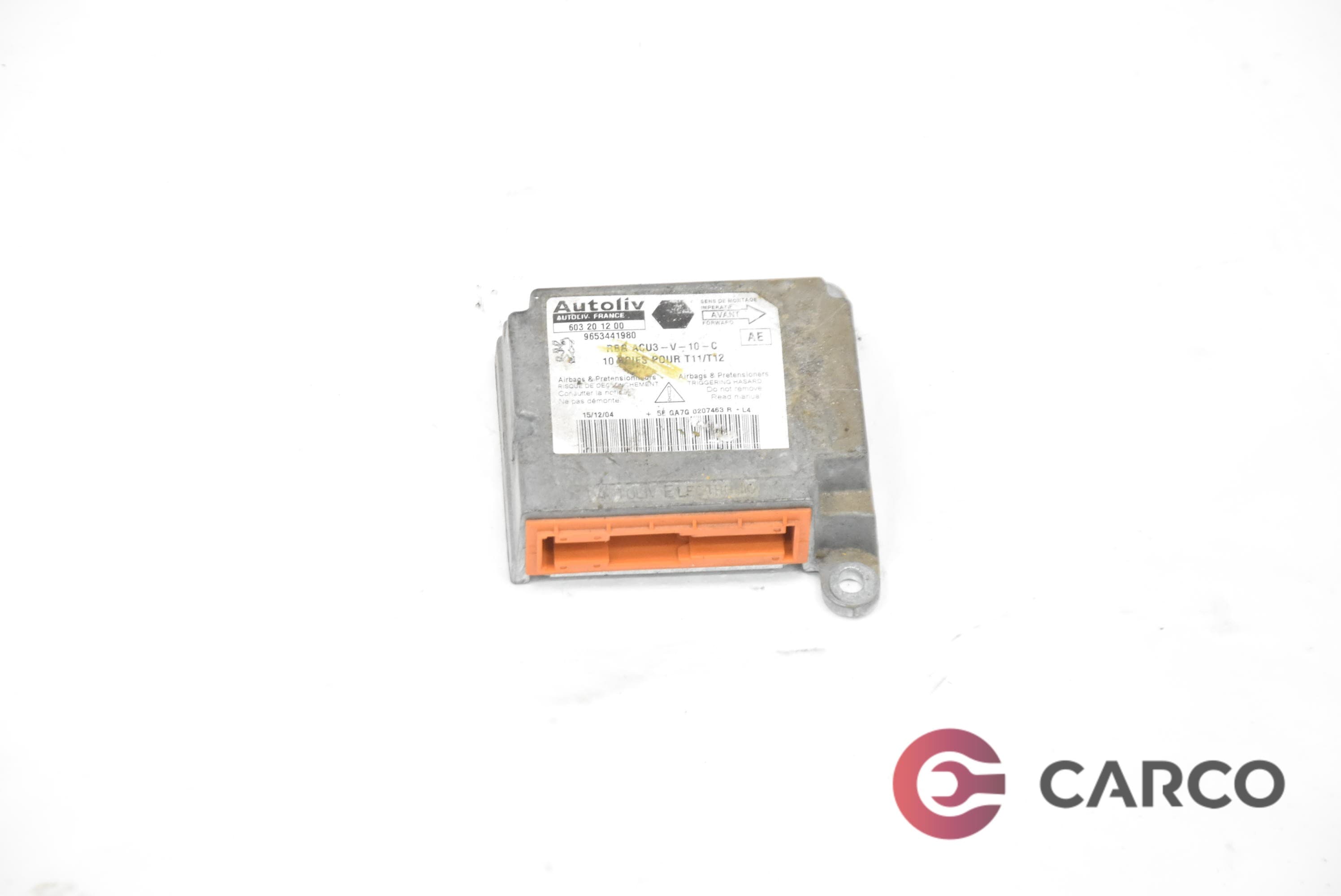 Модул AIRBAG 9653441980 за PEUGEOT 206 SW (2E/K) 2.0 HDi (2002)