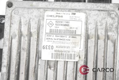 Компютър двигател 8200911560 за RENAULT KANGOO Express (FW0/1_) 1.5 dCi 85 (FW0A, FW0B) (2008)