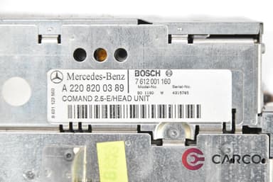 Радио CD за MERCEDES-BENZ S-CLASS седан (W220) S 500 (220.075, 220.175, 220.875) (1998 - 2005)