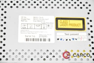 Радио CD 39101-79J0 за FIAT SEDICI (FY_) 1.6 16V 4x4 (2006)
