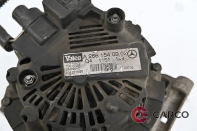 Алтернатор A2661540902 за MERCEDES-BENZ A-CLASS (W169) A 170 (169.032, 169.332) (2004 - 2012)