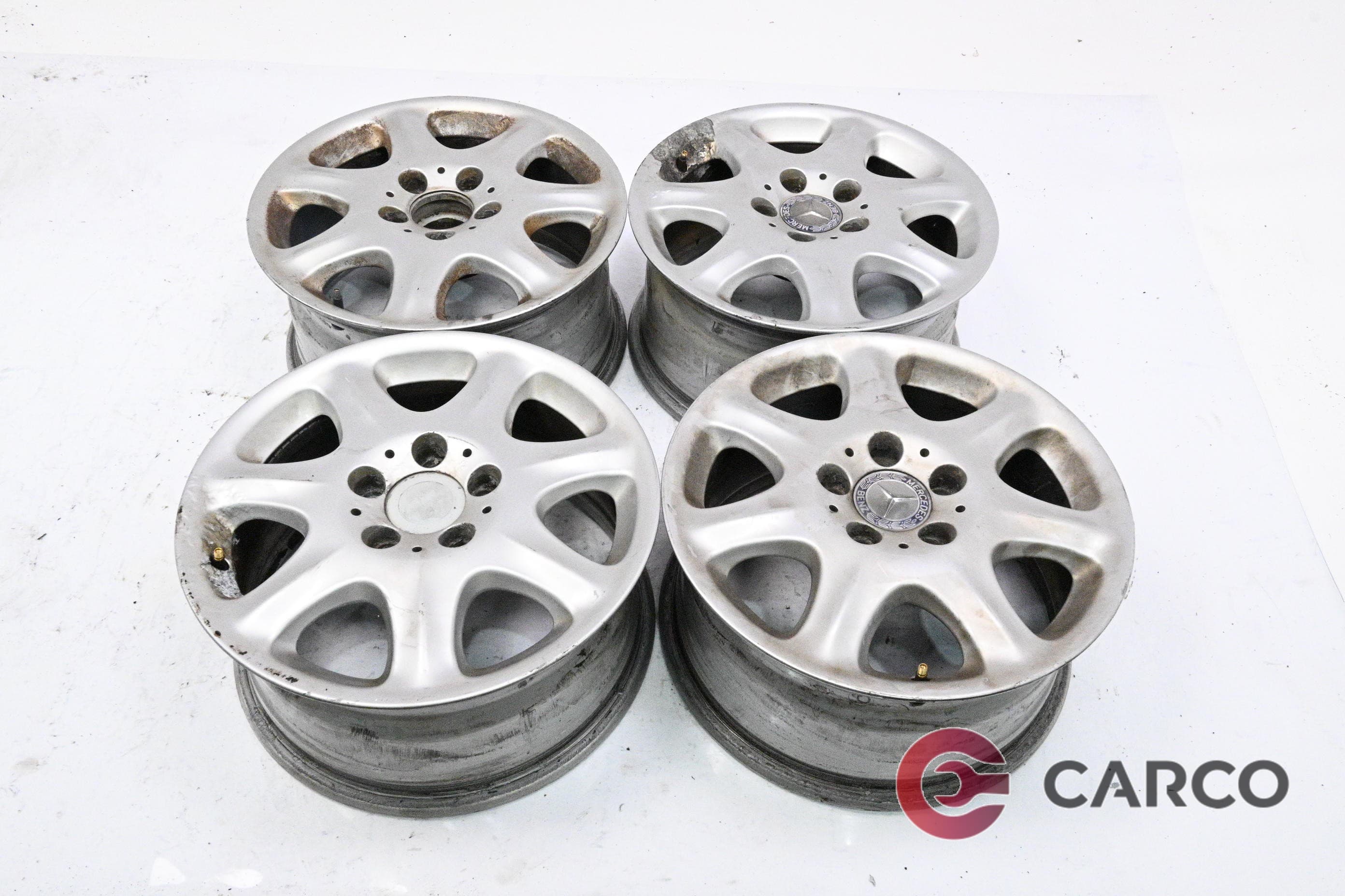Алуминиеви джанти 16 цола 7.5Jx16H2 Ц.О. 66.6 5x112 4 броя за MERCEDES-BENZ S-CLASS седан (W220) S 500 (220.075, 220.175, 220.875) (1998 - 2005)