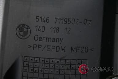 Кора багажник дясна 51467119502 за BMW 1 (E87) 120 d (2003 - 2013)
