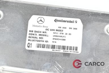 Bluetooth модул A2118701885 за MERCEDES-BENZ CLS (C219) CLS 350 CGI (219.357) (2004 - 2011)