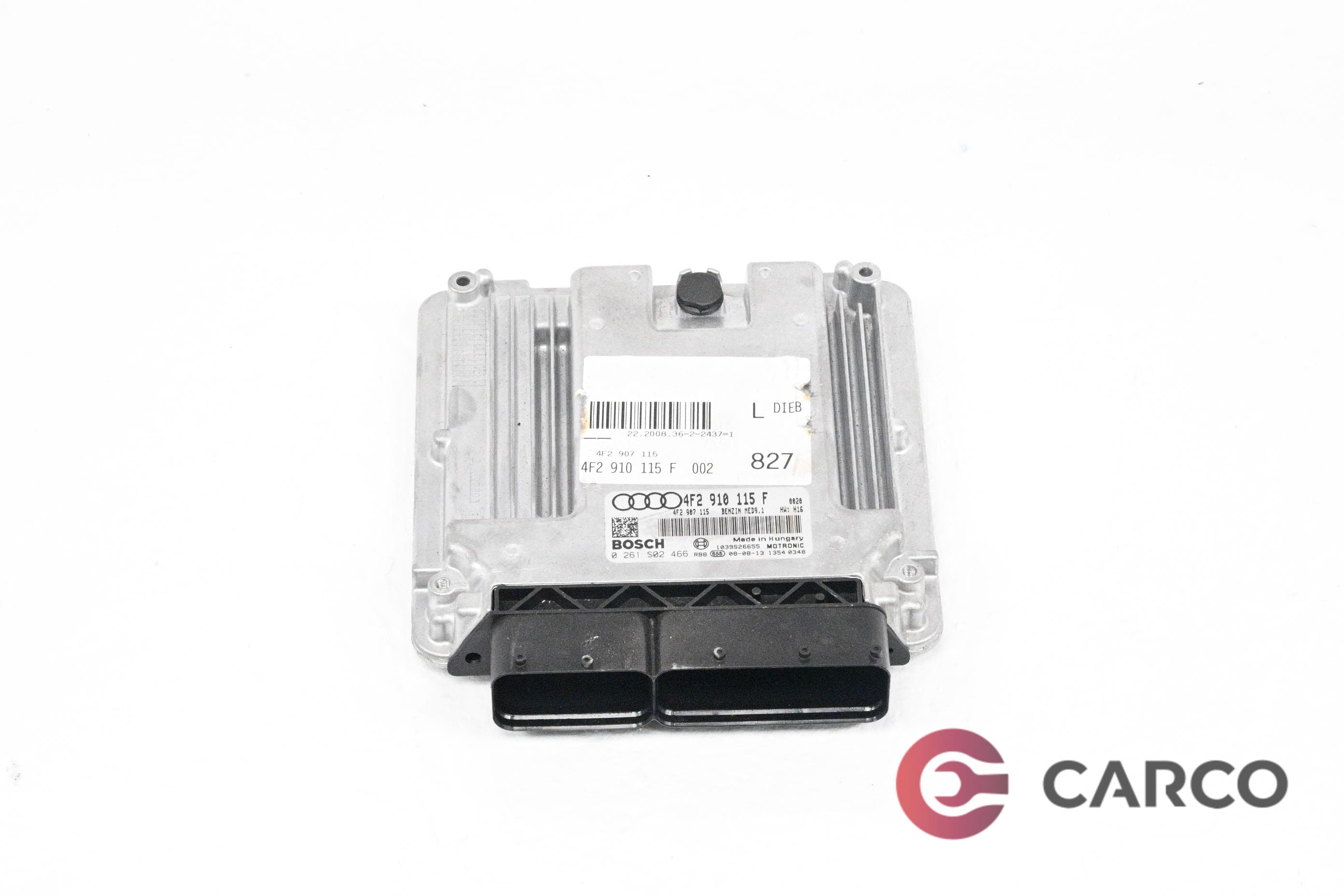 Компютър двигател 4F2910115F за AUDI A6 седан (4F2, C6) 2.0 TFSI (2004 - 2011)