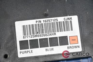 BCM модул 16257125 за CHEVROLET S10 Blazer 4.3 4WD (1993 - 2004)