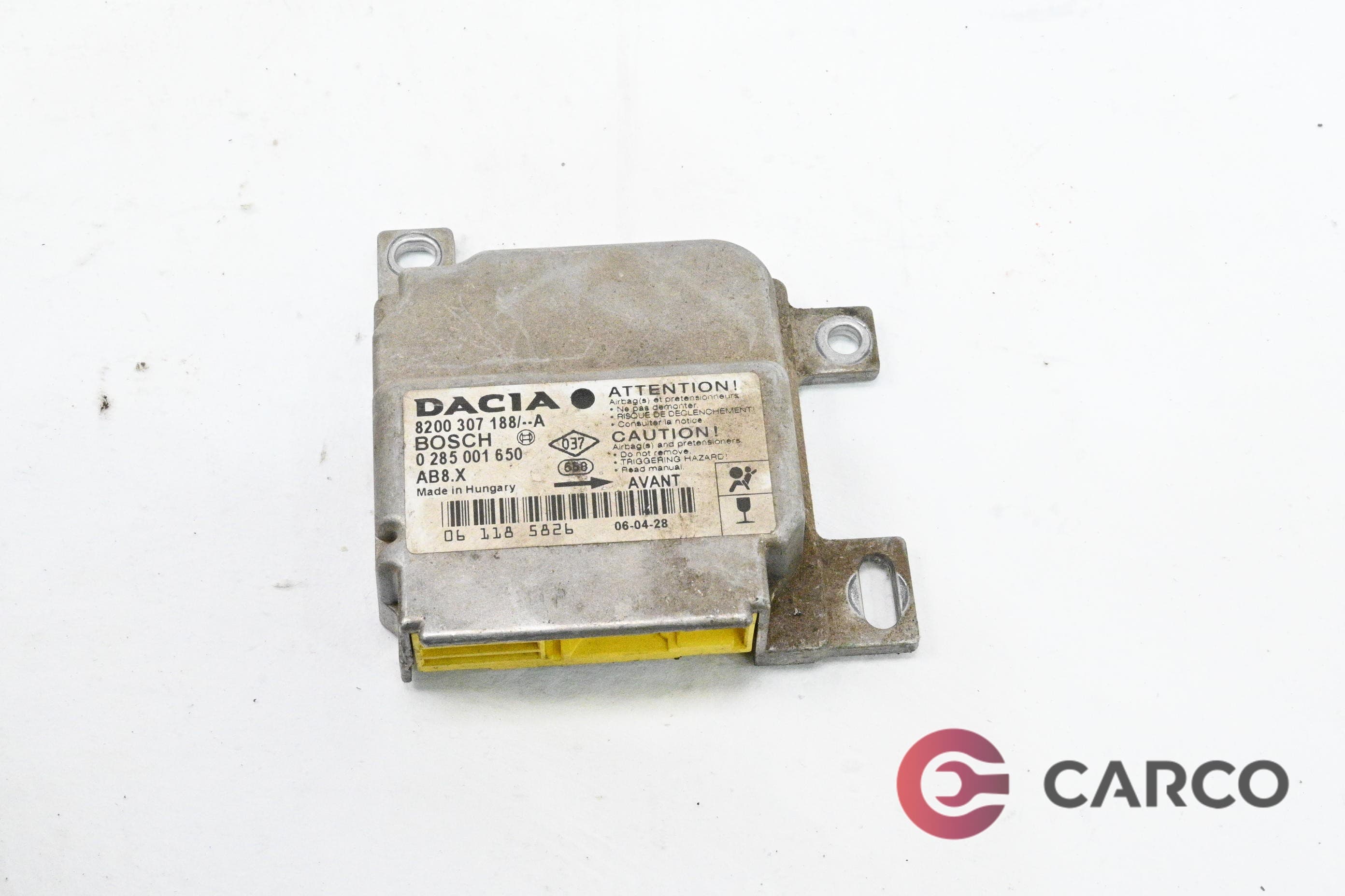 Модул AIRBAG 8200307188 за DACIA LOGAN (LS_) 1.4 (LSOA, LSOC, LSOE, LSOG) (2004)