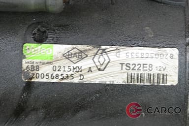 Стартер Valeo 8200568535 за RENAULT LAGUNA III (BT0/1) 2.0 dCi (BT01, BT09, BT12, BT1S) (2007)