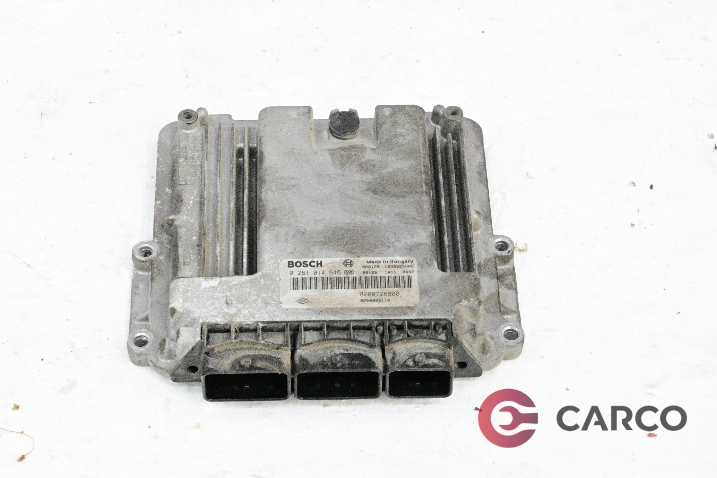 Компютър двигател 0281014646 за RENAULT LAGUNA III (BT0/1) 2.0 dCi (BT01, BT09, BT12, BT1S) (2007)