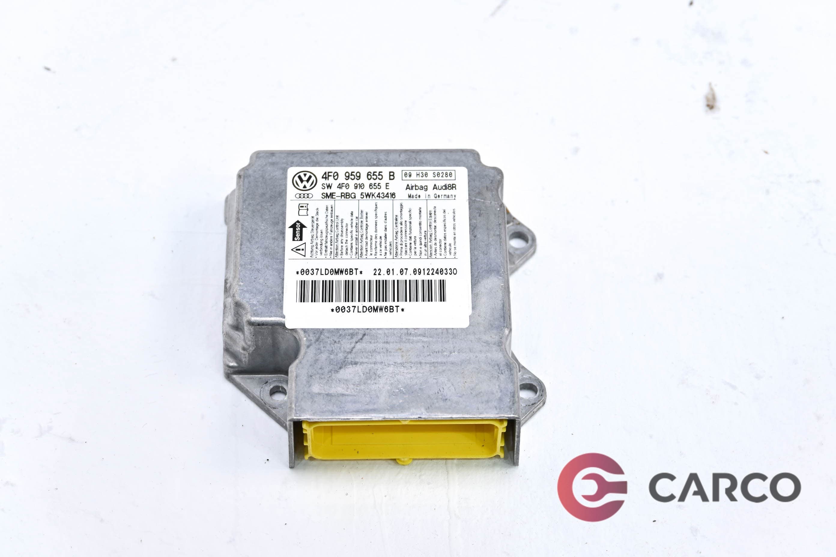 Модул AIRBAG 4F0959655B за AUDI A6 Avant (4F5, C6) 5.2 S6 quattro (2005 - 2011)